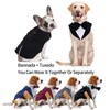 Dog Birthday Clothes boy acceserories Collars Grey Dog Tuxedo for