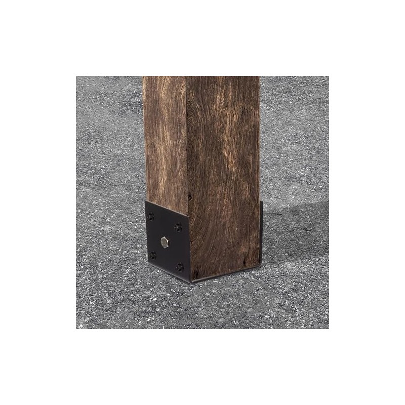 Fence Post Holder Ground Spike Use for Concrete Deck -