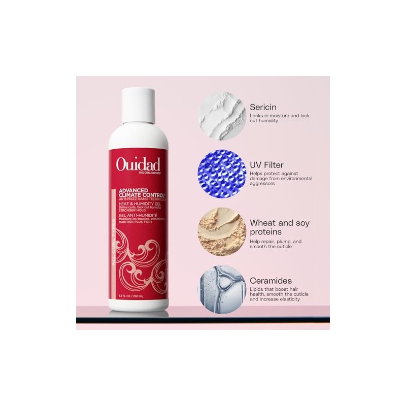 OUIDAD Advanced Climate Control Heat & Humidity Stronger Hold Gel,