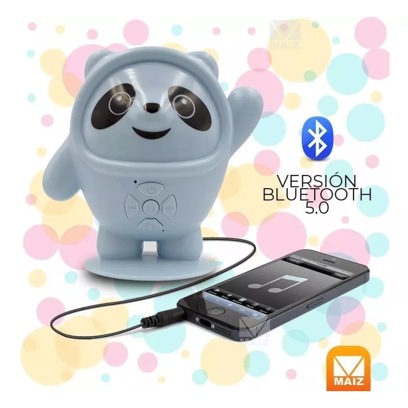 Maíz 5pzs Bocina Bluetooth Recargable Portatil Infantil Kawaii