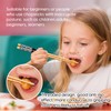 AstraGlam 5 Pairs Japanese Natural Bamboo Chopsticks With 5PCS Chopstick