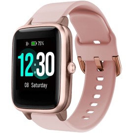 Watch Strap for ID205l，19mm Band Compatible with LETSCOM, Letsfit, LIFEBEE, Willful and TEMINICE Model No.ID205L,ID205S,ID205G, ID215G,SW025,SW023,SW021,SW020,TE021,TE020,YM023,YM021,YM020 Pink