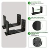 Door Barricade Brackets, Heavy Duty Adjustable Door Security Bracket Drop