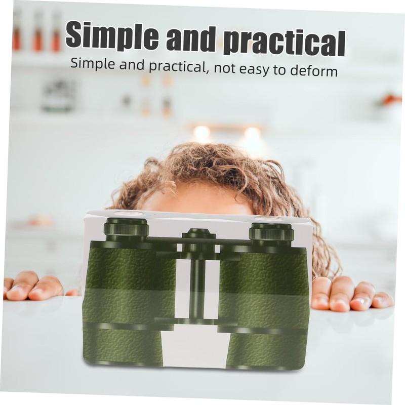 Abaodam 10pcs Telescope Portable Cardboard Binoculars for Outdoor Exploration DIY