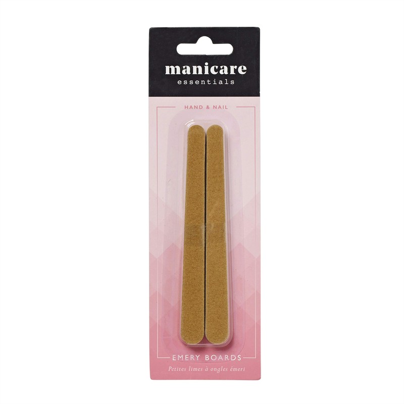 Manicare Emery Boards, Small, 10-Piece (Pack of 1), Brown