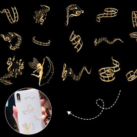 FineInno 180 Sheets Resin Decorative Laser Stickers Shiny Resin Stickers Butterfly Flower Epoxy Resin Filler Material Stickers for Scrapbooking DIY Resin Crafts