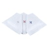 Monogrammed Handkerchiefs for Men - Soft Hankies for Men +