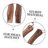Sosoport 2pcs Sturdy Wooden Axe Handle Comfortable Grip Replacement for