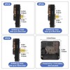 EEEKit Clock Movements for Wall Clock, Self-Installation Movements, 5 Pieces