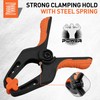HORUSDY 16-Pack Spring Clamps Heavy Duty, 3-inch Mini Clamps for