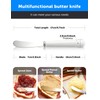 AISBUGUR Butter Knife Butter Spreader Knife, 4Pack Stainless Steel Butter
