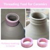 2 PCS Threading Tool for Ceramics, Thread Cutter for Pottery,
