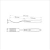 TRAMONTINA Big Table Fork, 8.7 inches (22 cm), Polywood