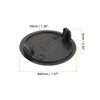 uxcell 10Pcs Hinge Hole Covers, 35mm(1-3/8") Dia Plastic Concealed Hole