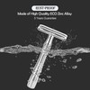 BAILI Double Edge Safety Razor Rust-Proof Reusable Manual Wet Shaving