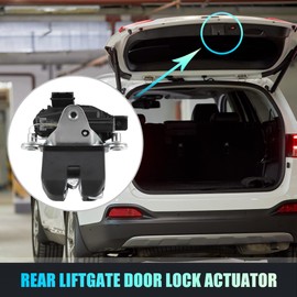 QUARKZMAN Replacement Tailgate Lock Actuator For Skoda Fabia Roomster 2006-2015 Tailgate Lock Assembly #5J0827501B/5J0827501C Black