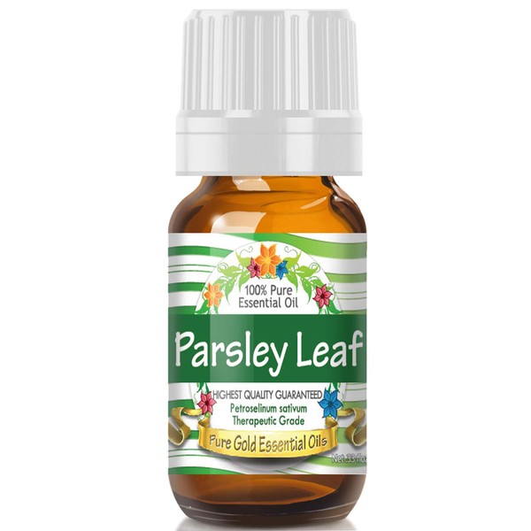 Pure Gold Essential Oils - Parsley Leaf Essential Oil - 0.33 Fluid Ounces