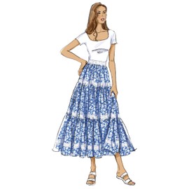 Butterick B7025 Sewing Pattern, Multicolor