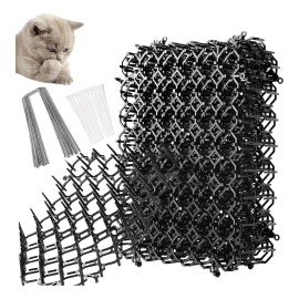 Wendynna 12pzs Pinchos Anti Gato Perro Trampa Red Alfombrilla Para Muebles Balcón Jardin