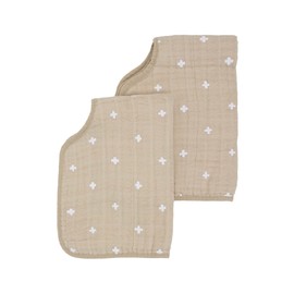 Little Unicorn 2 Pack Cotton Muslin Burp Cloths | 100% Cotton | Multi-Layer | Ultra Absorbent & Soft | Reversible | Large 21x14