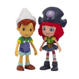 Pinocchio and Friends Giochi Preziosi Action Figure Twin Pack - Pinocchio and Freeda Action Figures