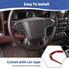RT-TCZ for Sierra Chrome Steering Wheel Panel Trim Decal for