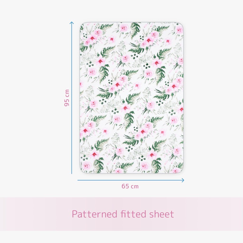 3 piece set Duvet Cover Pillowcase and Fitted Sheet for