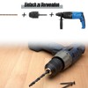 Moyata 2-13 mm Drill Chuck Adapter, Keyless Drill Chuck, 3