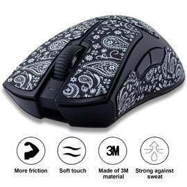 JOMKIZ Mouse Grip Tape fit for Razer Viper/Viper Ultimate, Self-Adhesive, PreCut, Sweat-Resistant, Professional Mice Upgrade Kit,for The Most Demanding Gamers and Esportsmen（6 Pieces）