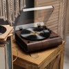 Retrospiler Record Player, 3 Speed Bluetooth Turntable with Built-in Speakers,