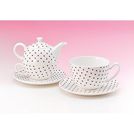 Tea for One Set Stars Fine Bone China, 4-Piece Jug: 0.45 L, Cup: 0.25 L