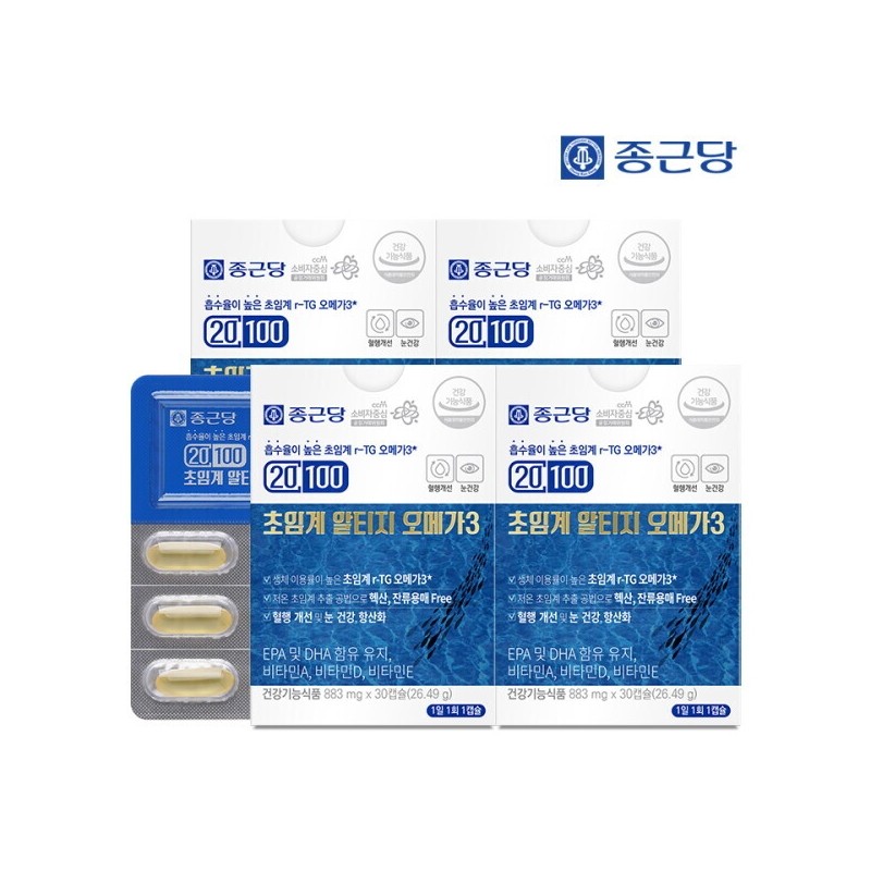Chong Kun Dang 20100 Supercritical Altige Omega 3 30 capsules