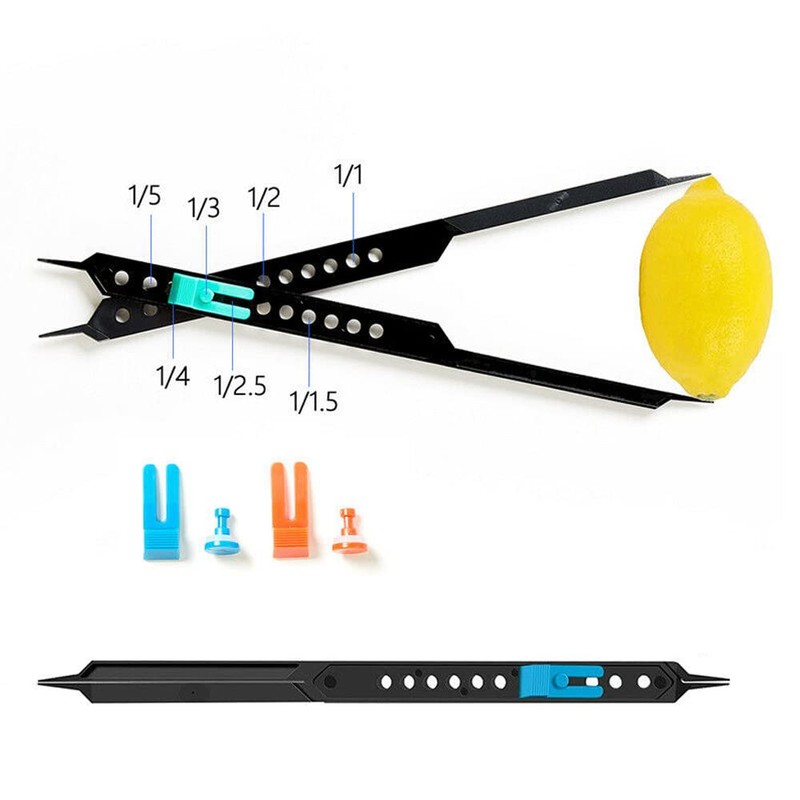 10 Inches Proportional Scale Divider Drawing Plastic Tool for Artists