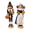 Kurt Adler 15 Inch Pilgrim Man & Woman Nutcracker 2