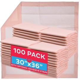 Metro Source|A World Of Deals Premium Disposable Bed Pads for Adult Incontinence [100 PADS] 30 X 36 Heavy Duty