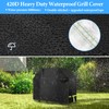 VDISRR Weatherproof Grill Cover, 420D Oxford Gas Grill Tarpaulin, Waterproof
