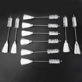 Household Cleaning Brush, Double End Brush, Sewing Machine Brush, Nylon Brush, Easy to Clean for Sewing Machine, 14.5 cm
