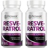 Nowek Resveratrol 60 Cápsulas Suplemento Alimenticio Ingredientes Naturales 3 Frascos