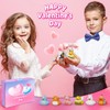Konijiwa Valentines Day Gifts for Kids Includes 24 Pack Rubber