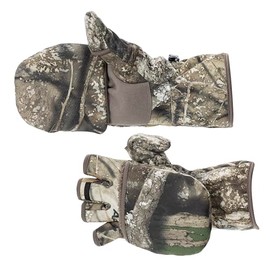 DOING SOMETHING GREAT Sherpa Fleece Flip Top Mitten, Realtree APX, X-Small