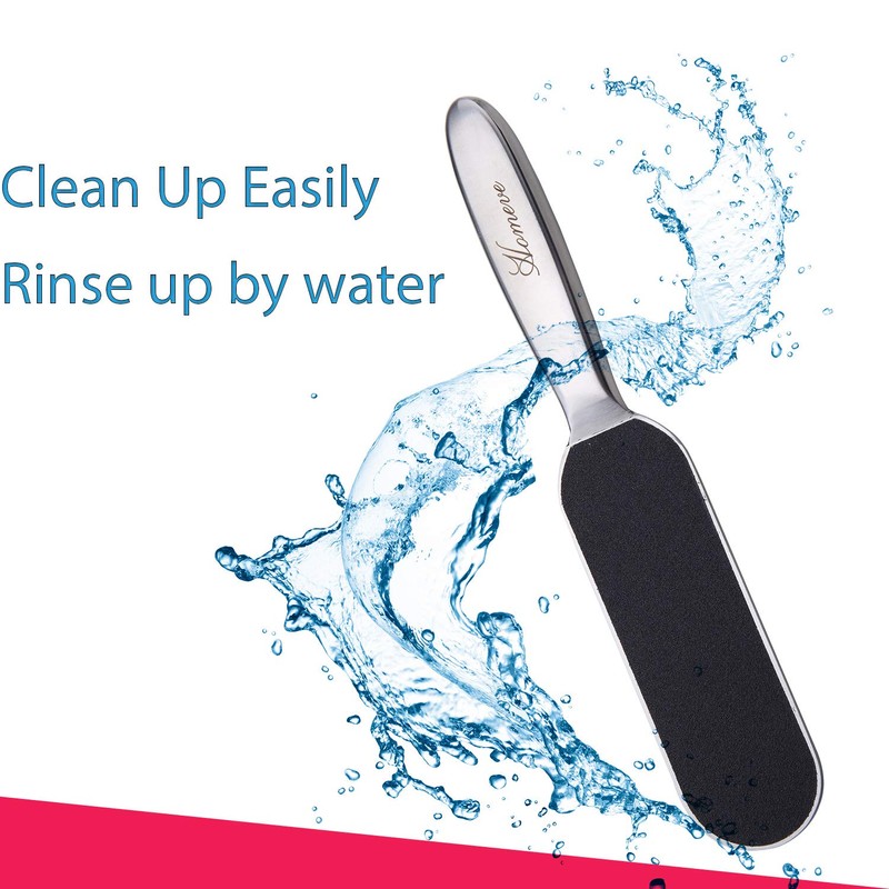 Professional Pedicure Foot File - Reusable Stainless Steel Cracked Skin