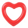 Heart Shaped Swimming Circle 120cm Thick Tear Resistant PVC Material
