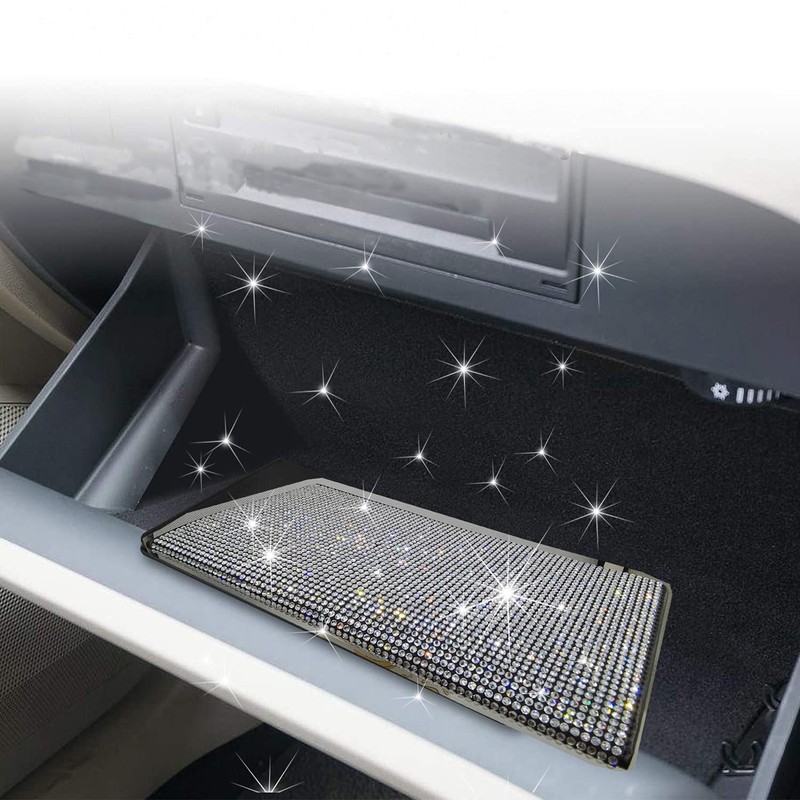 LIFUTOPIA Bling Rhinestone Artificial Diamond Car Registration and Insurance Document