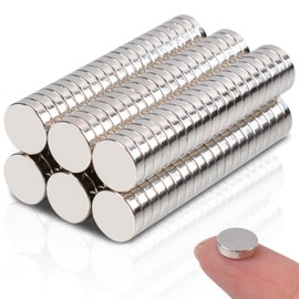 Keukenket 120Pcs 8x2mm Neodymium Magnet Srong,Keukenket Small Rare Earth Magnets,Refrigerator Magnets, Magnets for Whiteboard, Magnets for Crafts, Round Magnets, Mini Magnets, Strong Magnets for Tool Storage