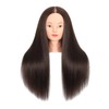 ZOMOI ZOMOI Mannequin Head with 80% Real Human Hair 26-28'
