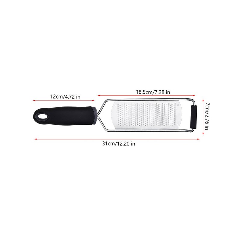 Lybunair Multipurpose Stainless Steel Lemon Zester Cheese Grater - Ideal
