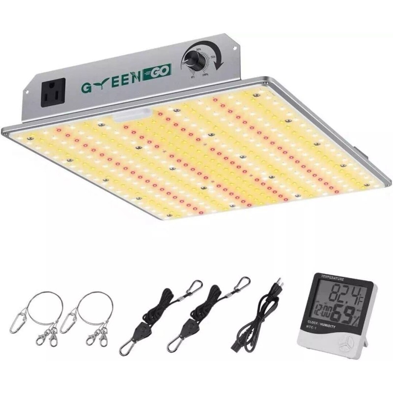 GreenGo Professional Dimmable IR LED Grow Light Daisy Chain Green