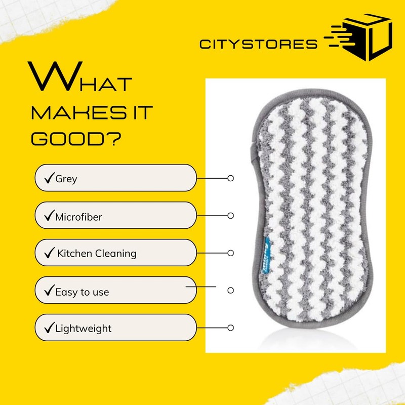 Citystores® MNK M Cloth Kitchen Pad Anti-bacterial Protection Microfibre Non-scratch