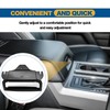 Icyhaws Center Console Latch, Silver Plate Armrest Lid Lock Compatible