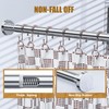 Ausemku Shower Curtain Rod 26-76 Inch Adjustable - 0.85 Inch